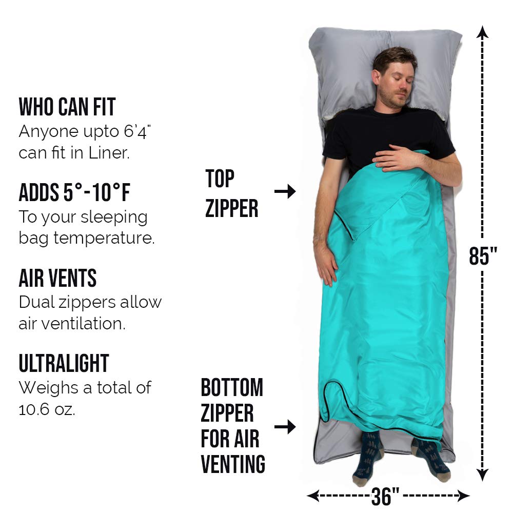 Well Traveled liner adds warmth without bulk on chilly nights.