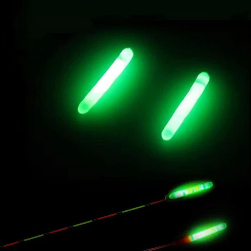 WellieSTR 3.5mm glow sticks fit standard bobbers for quick attachment.