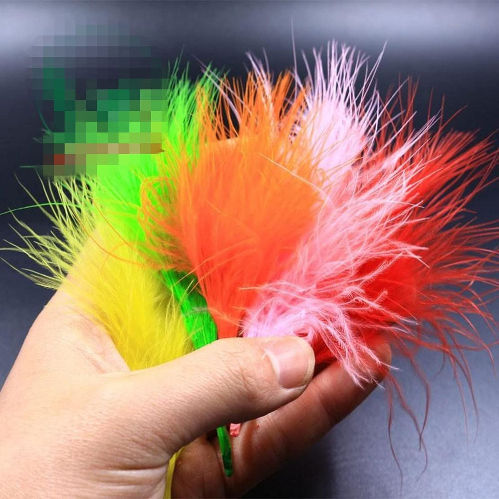 WellieSTR woolly bugger fly-material with soft marabou fibers for lifelike movement