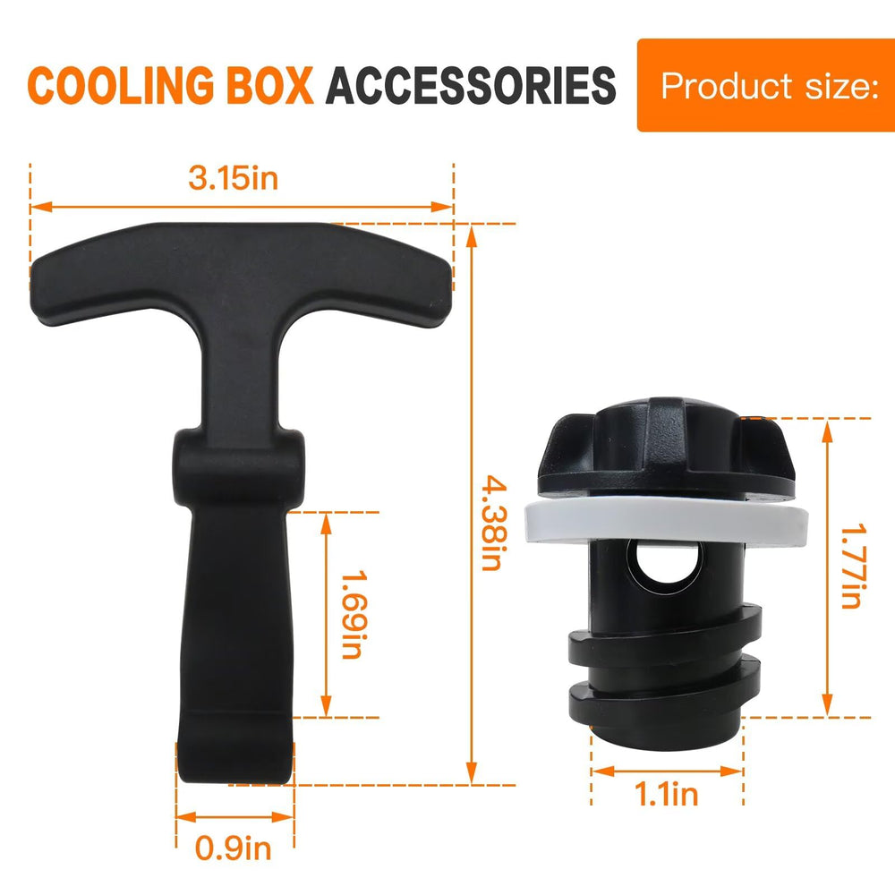 WELURE small drain plug fits standard openings for leak-free cooling.