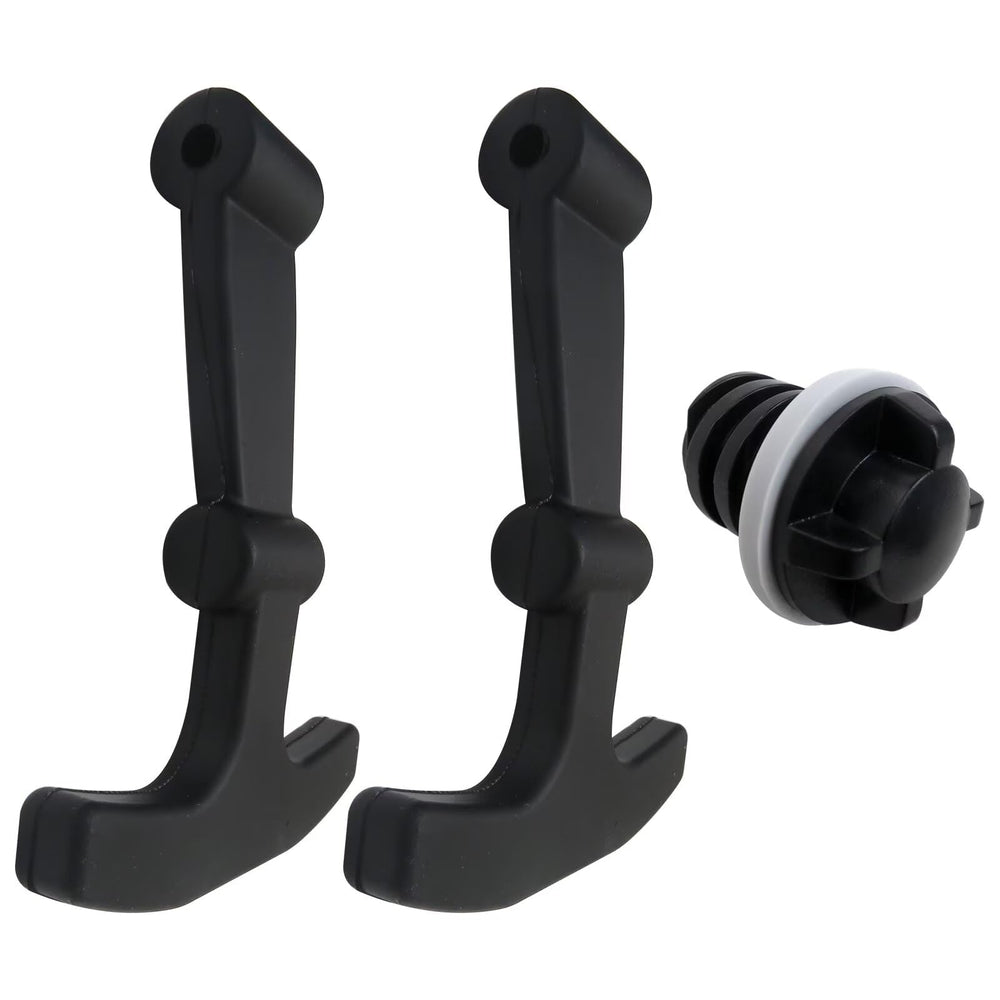 WELURE package with two latches and one drain plug.
