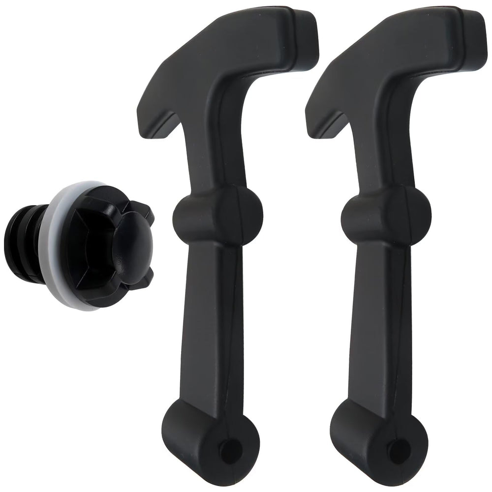 WELURE odorless silicone straps with ABS plug for durability.