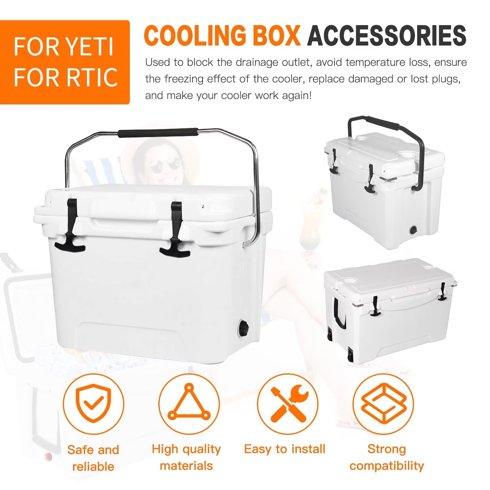 WELURE rotomolded cooler compatibility enables cross-brand uses.