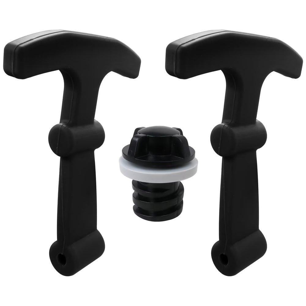 WELURE silicone T-latch straps secure a cooler lid for a tight seal.