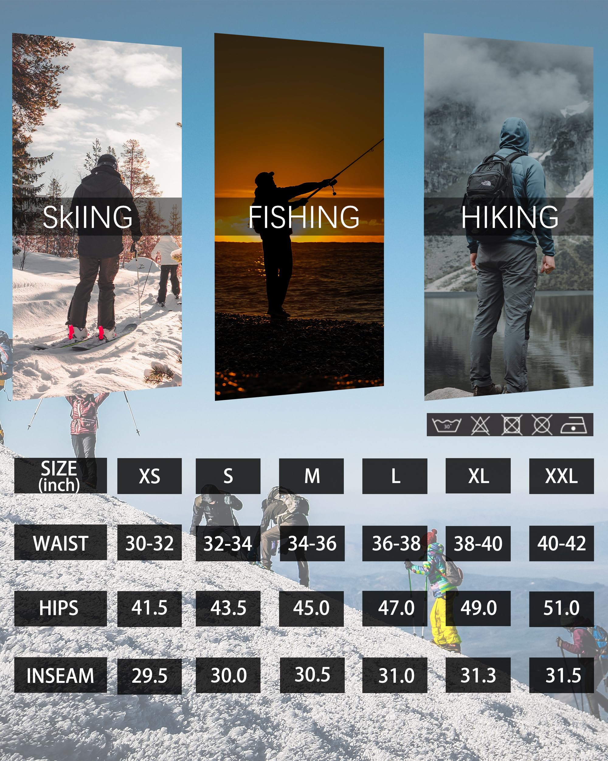 WENRONSTA six-pocket design supports secure storage on hikes