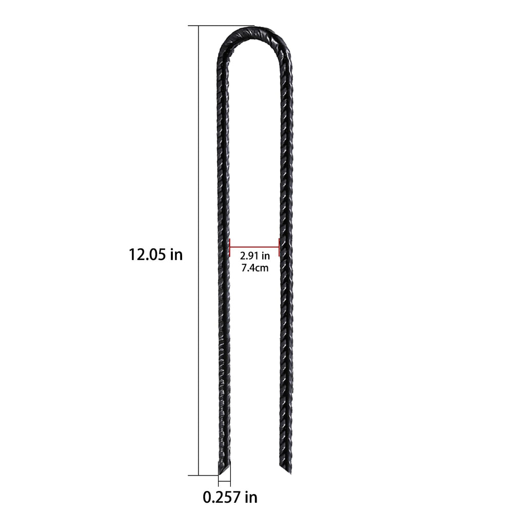 Wensilon ground anchors with antirust coating resist corrosion and weathering.