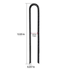 Wensilon ground anchors with antirust coating resist corrosion and weathering.