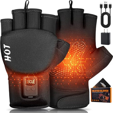 Wenyueyan heated gloves full finger coverage delivers rapid warmth outdoors