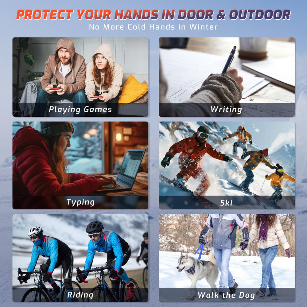 Wenyueyan heated gloves come in gift box, ideal winter gift.