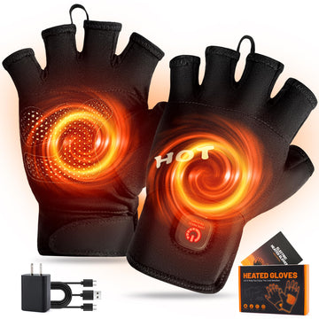 Wenyueyan heated gloves provide cordless warmth with rechargeable battery for outdoor winters.