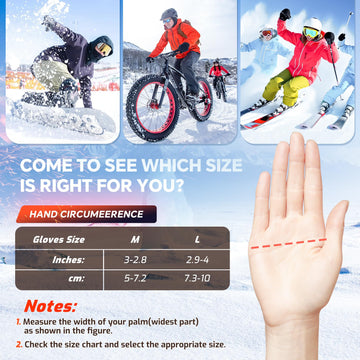 Wenyueyan ultralight heated gloves weigh about 190g for easy movement