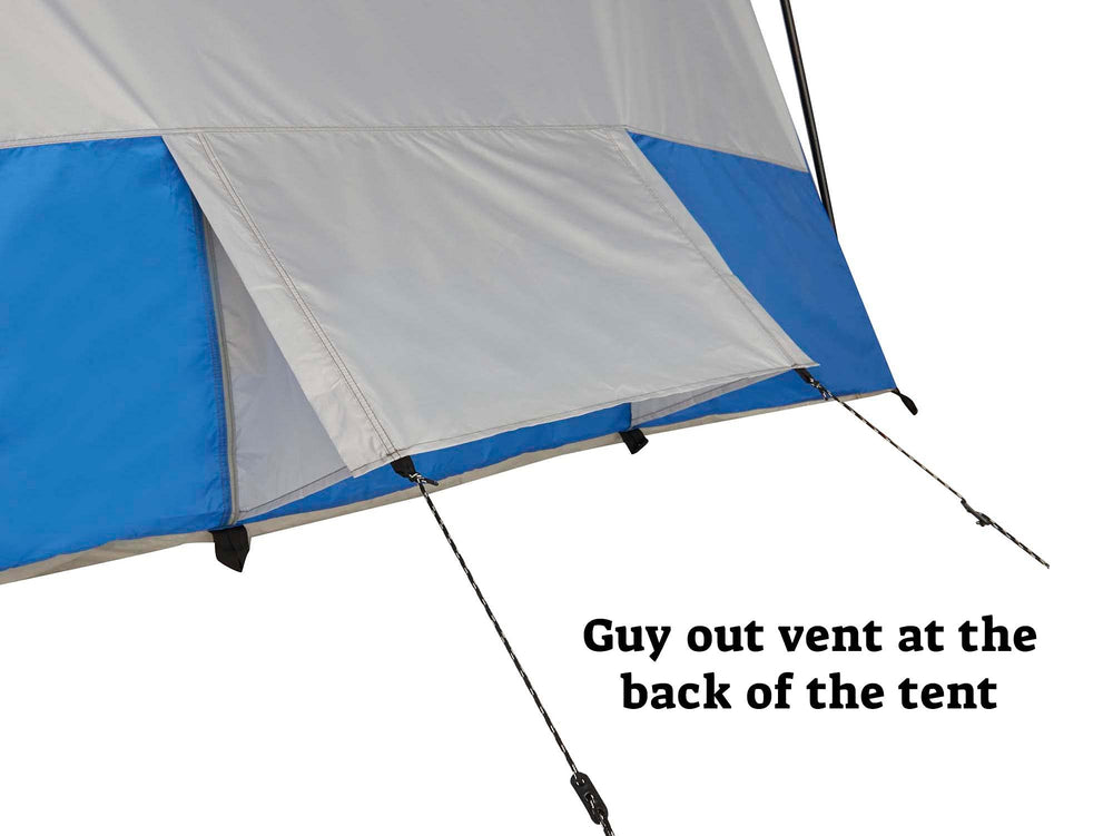 Wenzel Klondike blue detailed seams point out double stitched seams for durability
