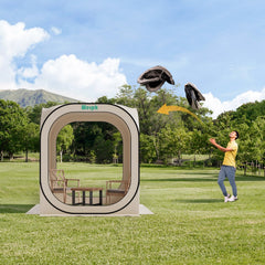 Werph pop-up tent mosquito-net coverage highlights bug-free outdoor relaxation