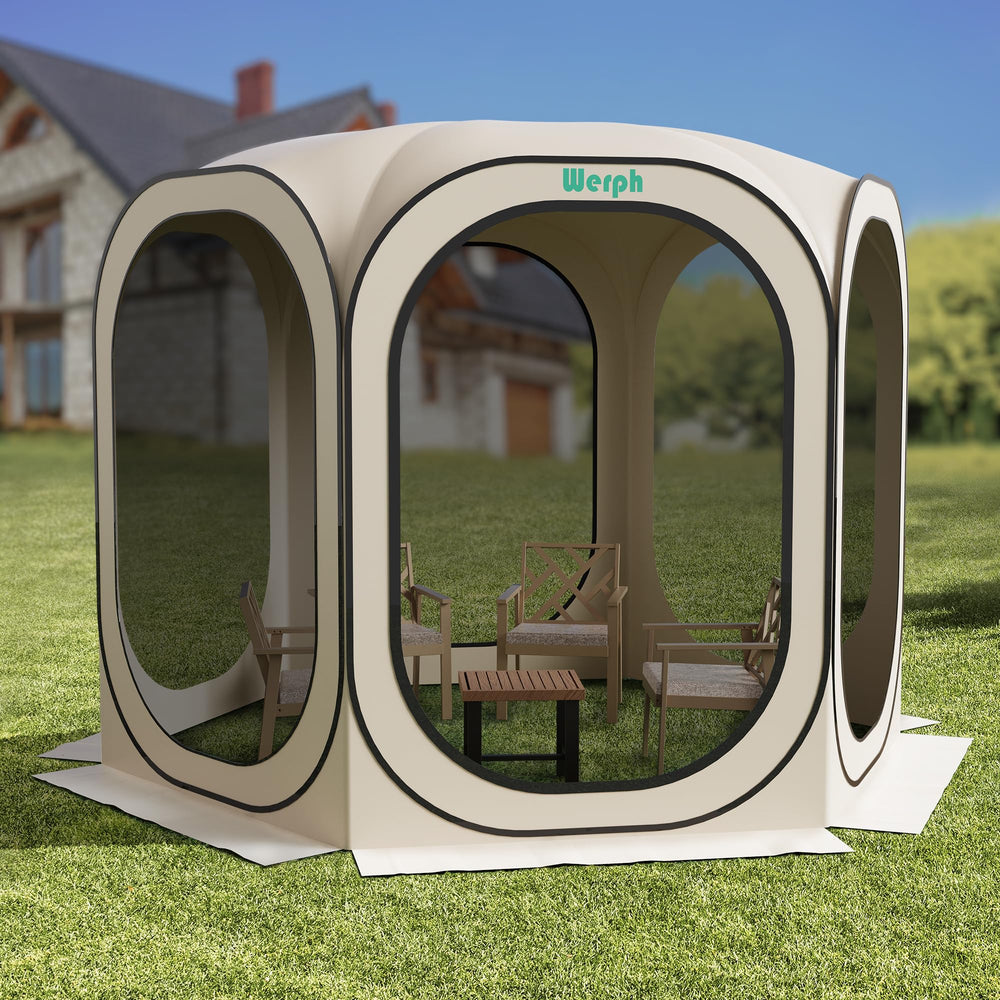 Werph Screen Tent mosquito-net close-up highlights protective mesh for bug-free lounging