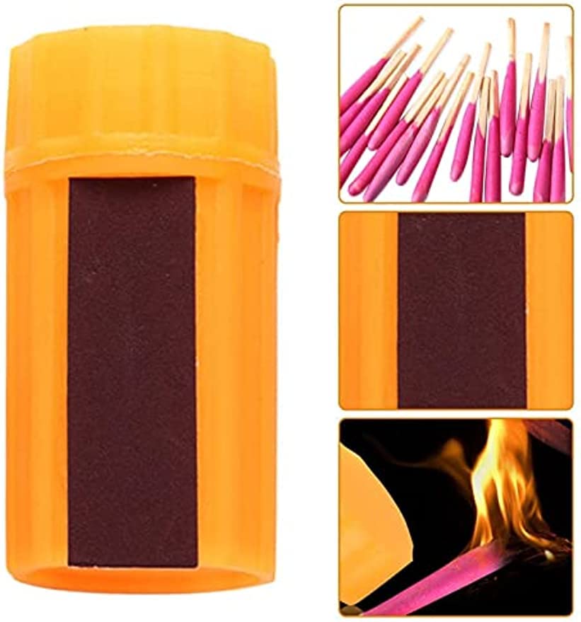Weshaso packaging shows outer container for clean transport of waterproof matches.