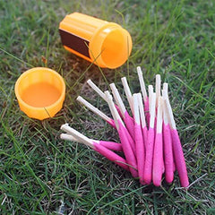 Weshaso survival kit protective box shielding matches from impact during trips.