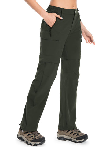 Wespornow women's hiking pants back view showing practical large pockets for essentials.