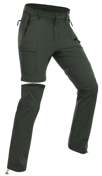 Wespornow women's hiking pants front view with quick-dry fabric for outdoor trips.