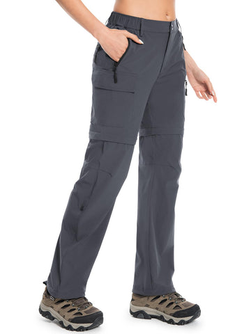 Wespornow women's hiking pants large pockets keep essentials within easy reach on hikes.