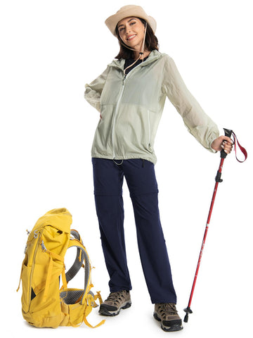 Wespornow on-hiker lifestyle shot highlights durable waistband and secure fit.
