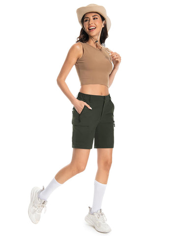 Wespornow women's hiking pants roll-up legs feature for adjustable comfort.