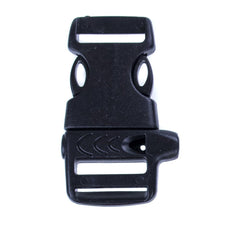 West Coast Paracord whistle buckle compact design for quick emergency signaling