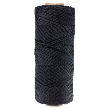 West Coast Paracord tarred black decoy line for outdoor rigging and low-tangle performance