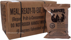 Western Frontier MRE case with twelve meals for reliable outdoor sustenance.