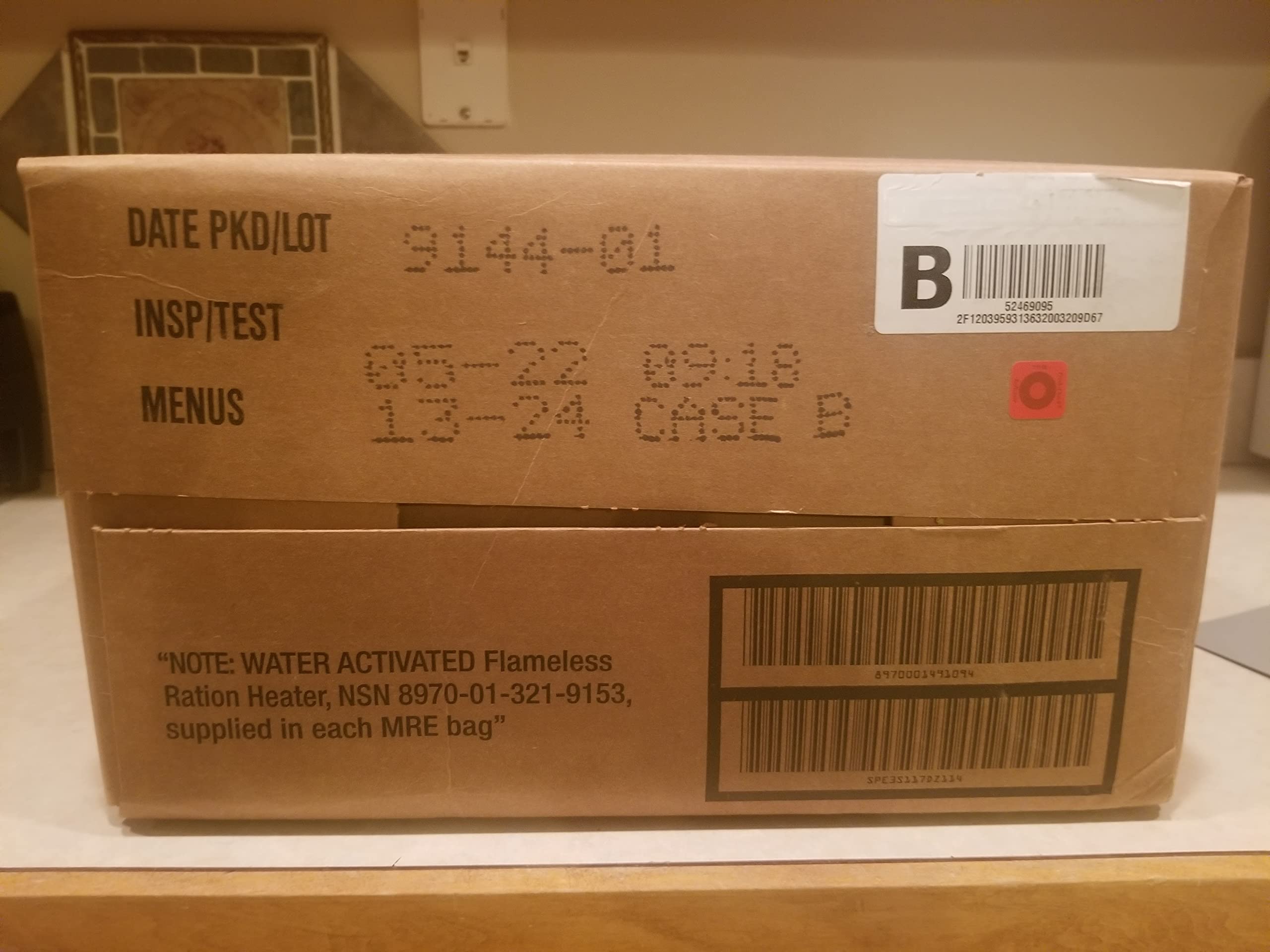 Western Frontier MRE 2018 inspection label signals trusted storage quality.