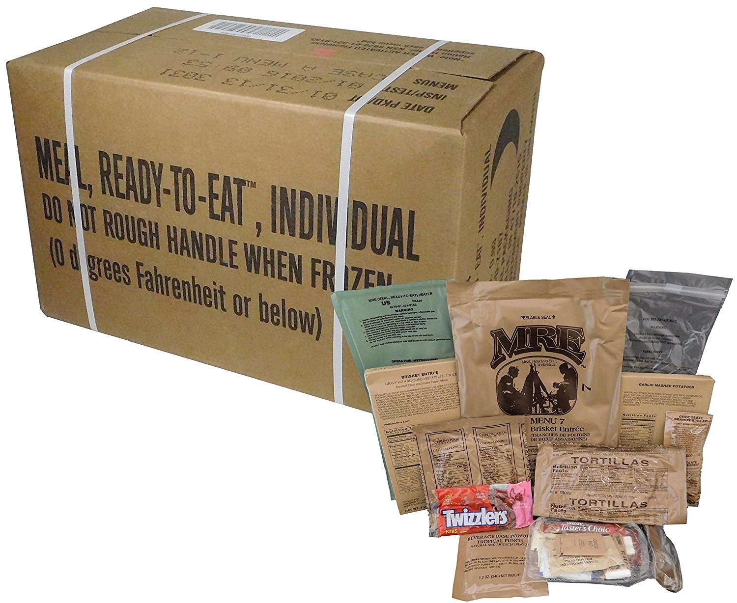 Western Frontier MRE contents reveal 12 meals for daily use