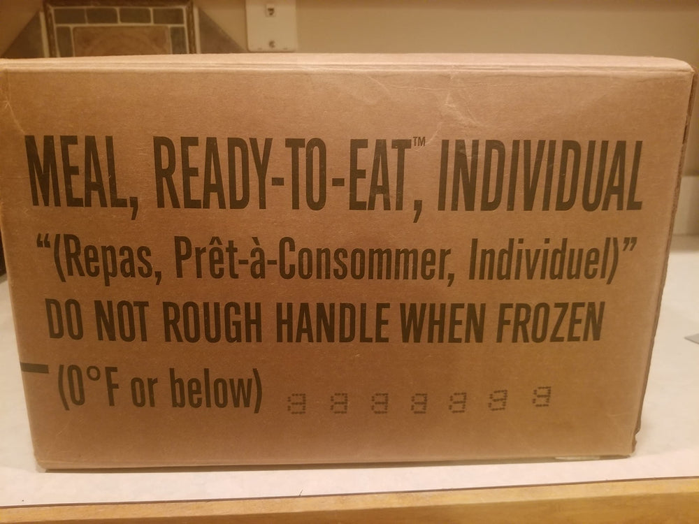 Western Frontier MRE note about flameless heaters highlights optional heat.