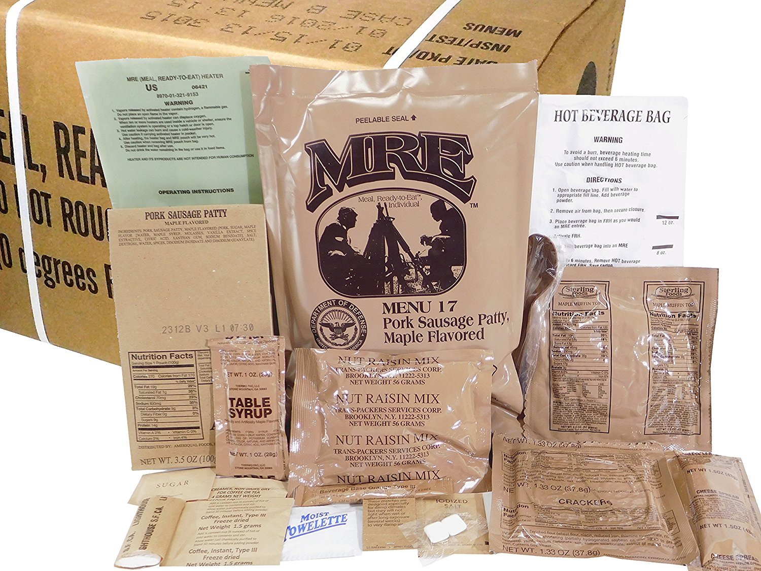 Western Frontier MRE military surplus designation for preparedness