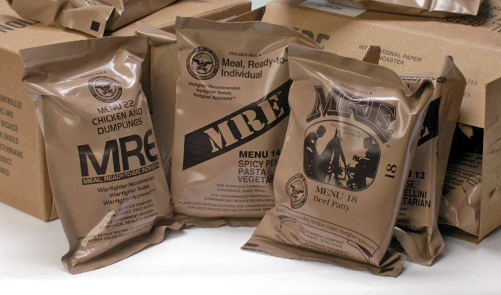 Western Frontier MRE pack date 2015 indicates tested supply history.
