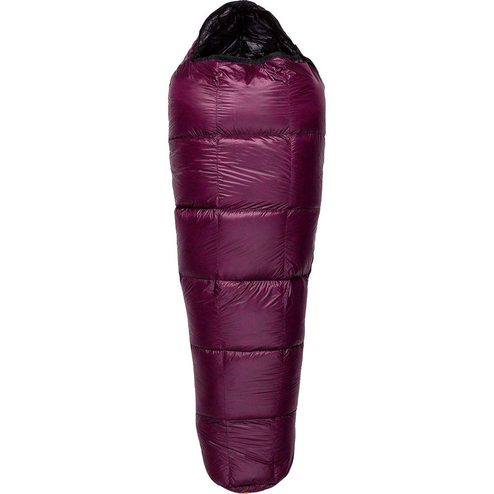 Western Mountaineering HighLite interior shows baffled seams and 8 oz down fill