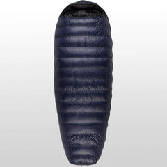 Western Mountaineering TerraLite full-length zipper with draft tube enables versatile venting and easy entry.