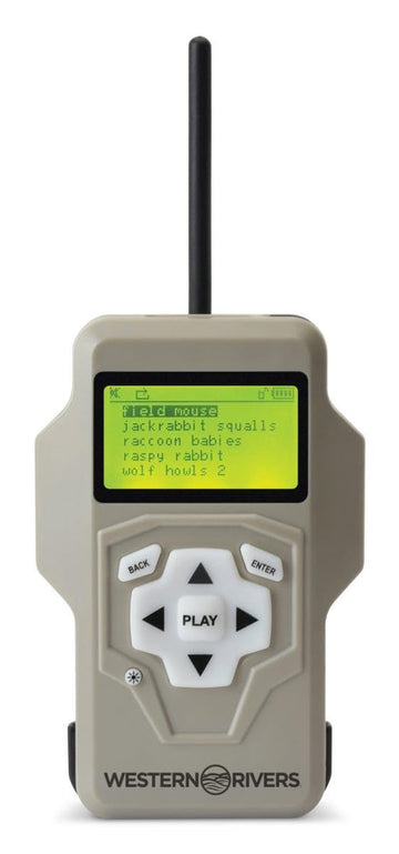 Western Rivers Mantis Pro 100 4inch loudspeaker delivers high-volume predator calls.