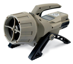 Western Rivers Mantis Pro 100 remote control view, backlit screen enables field operation.