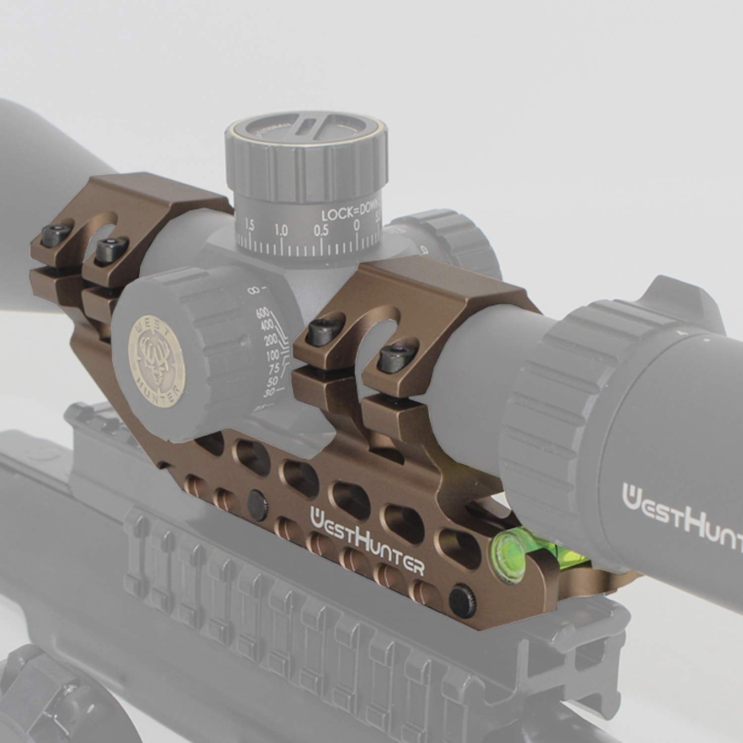 WestHunter Optics CNC-machined anodized finish for durable style.
