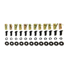 Westin 15-00095 hardware kit inside EXP Truck Cap interior; secure mounting for gear.