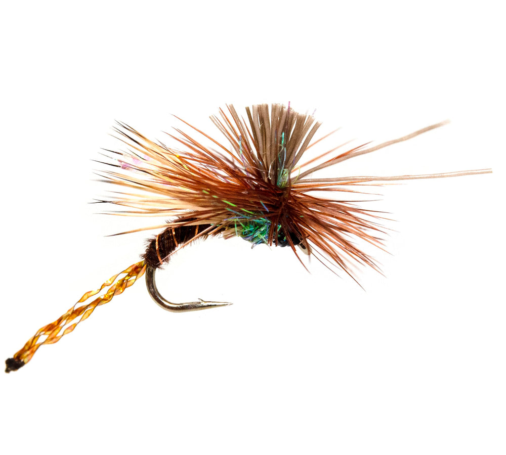 Wet and nymph fly patterns for trout fishing