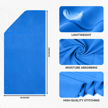 Wet Work towel after swim highlights quick-dry performance and post-swim convenience.