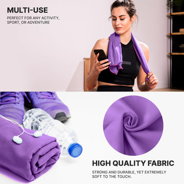 Wet Work towel sand removal capability for beach and outdoor adventures.