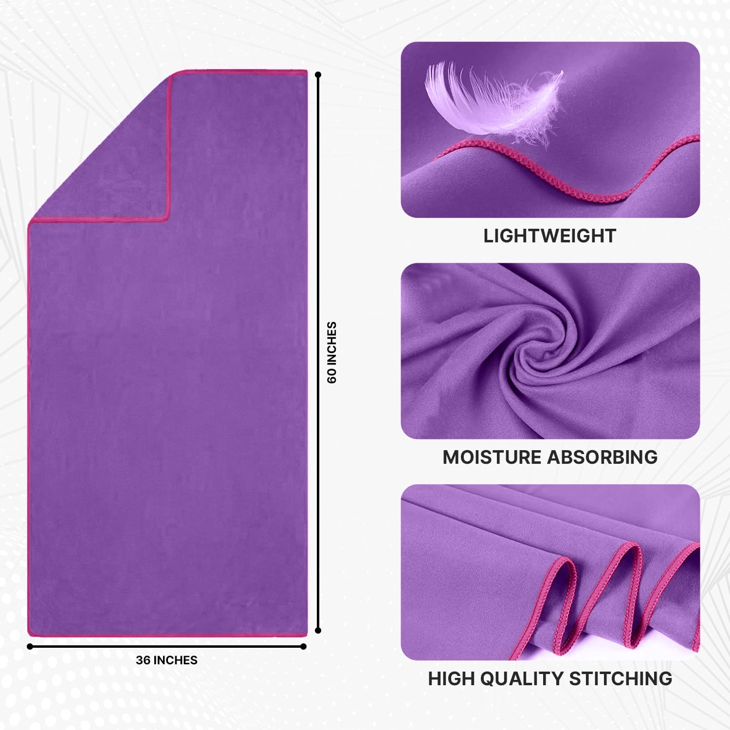Wet Work towel close-up shows ultra-soft fibers for everyday use.
