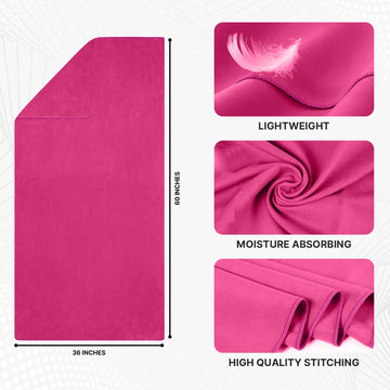 Wet Work ultra-soft microfiber towel after shower or workout.