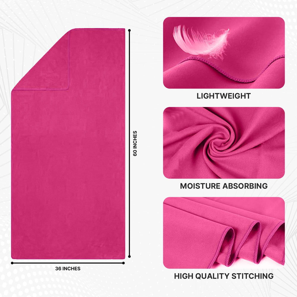 Wet Work ultra-soft microfiber towel after shower or workout.