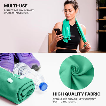 Wet Work XL ultra-soft microfiber for comfortable post-swim drying.