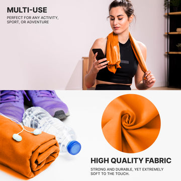 Wet Work XL beach-ready towel eases sand removal