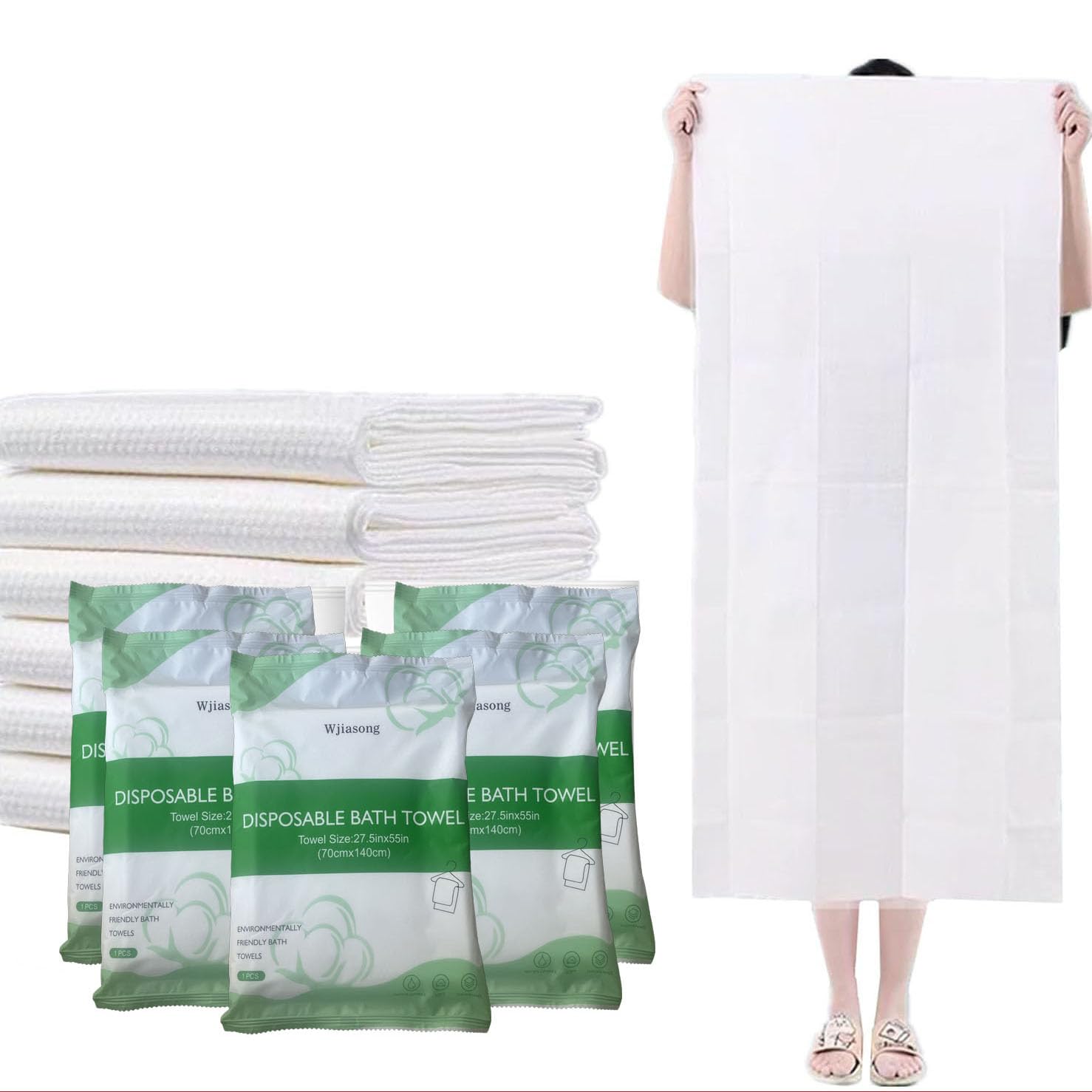 Wetferf eco-friendly disposable towel offers greener one-time use options.