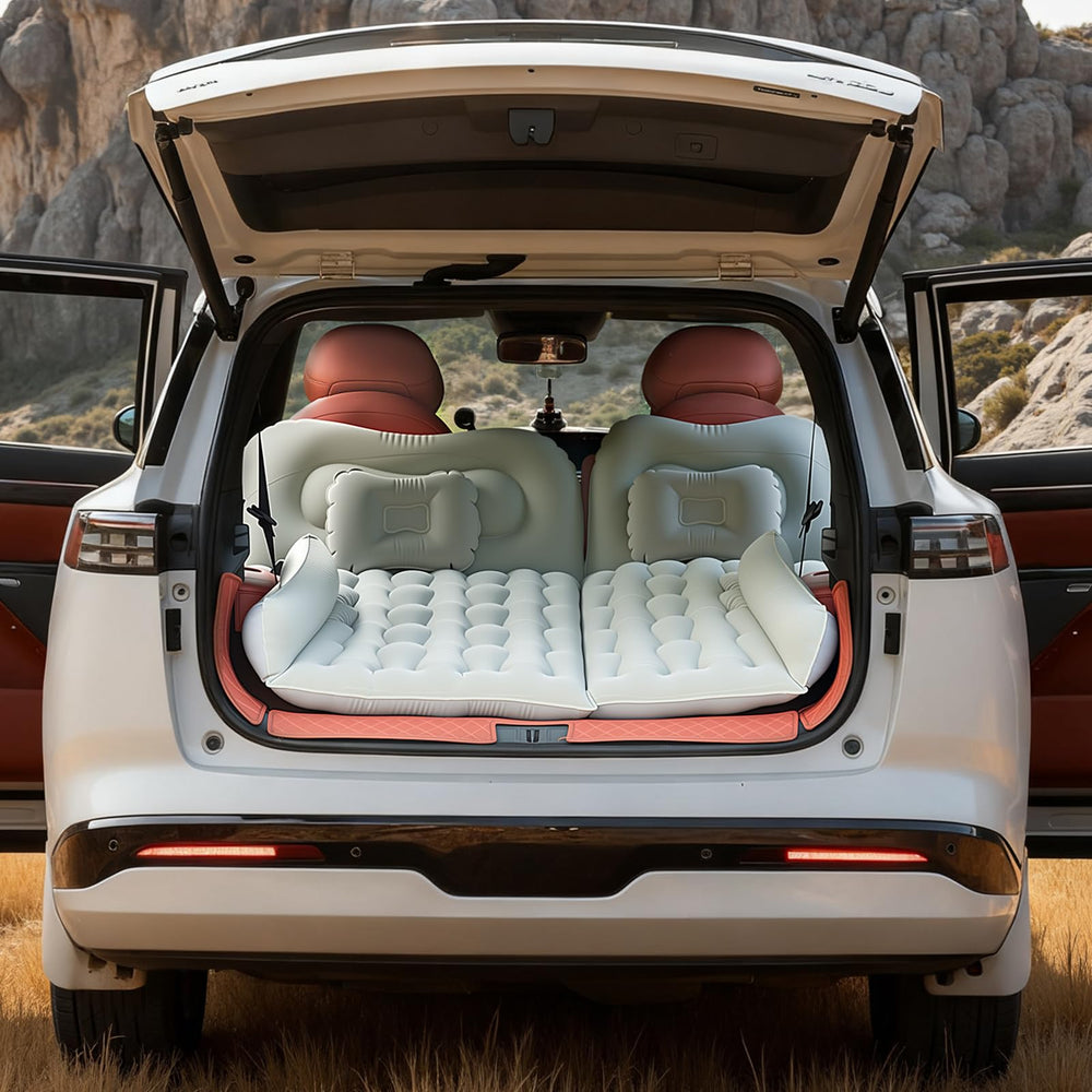WEY&FLY car mattress backseat fit for SUV comfort on road trips.
