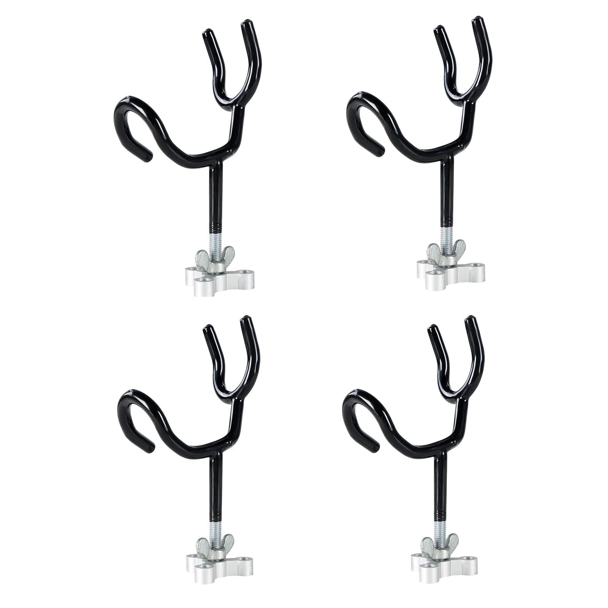 Weyleity 4-pack boat fishing rod holders at 20-degree angle